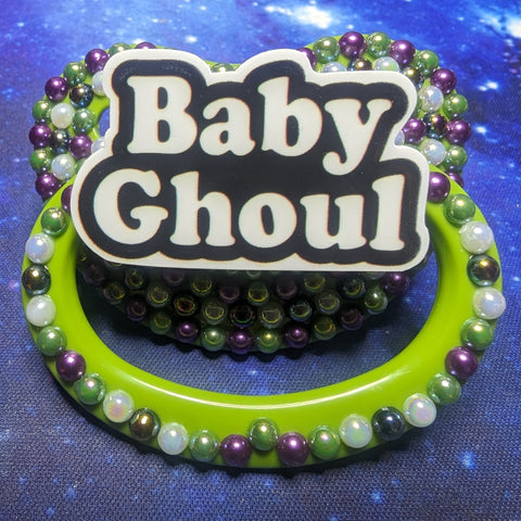 Baby Ghoul Green Adult Pacifier