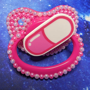 Pink Pill Adult Pacifier