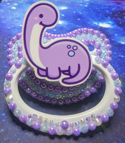 Purple Brontosaurus Adult Pacifier