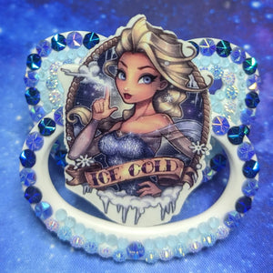 Elsa Ice Cold Glow Adult Pacifier